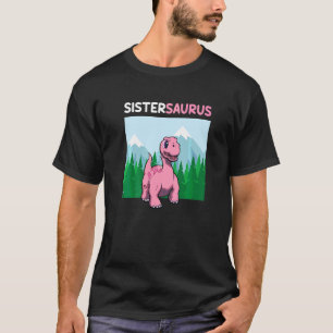 Sistersaurus Dinosaurier Niedlich Kiddo Apatosauru T-Shirt