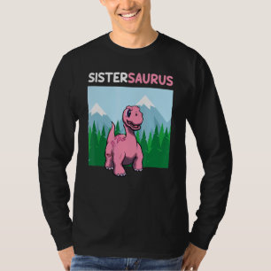 Sistersaurus Dinosaurier Niedlich Kiddo Apatosauru T-Shirt