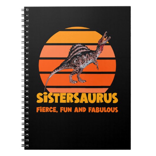 Sistersaurus: Fierce, Spaß und fabelhaft Notizblock (Vorderseite)