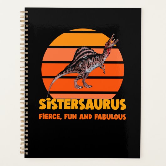 Sistersaurus: Fierce, Spaß und fabelhaft Planer (Vorderseite)