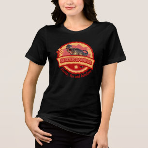 Sistersaurus: Fierce, Spaß und fabelhaft Tri-Blend Shirt