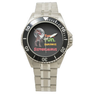Sistersaurus Matching Sisters Dino-Mannschaft Desi Armbanduhr