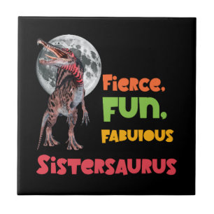 Sistersaurus passende Schwestern Dino-Mannschaft D Fliese