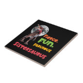 Sistersaurus passende Schwestern Dino-Mannschaft D Fliese (Seite)