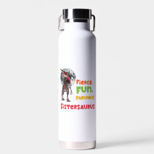 Sistersaurus passende Schwestern Dino-Mannschaft D Trinkflasche