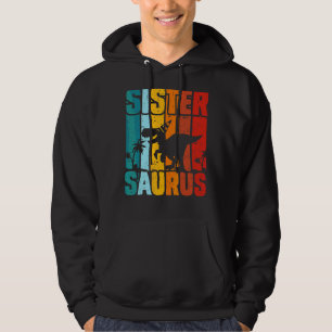 Sistersaurus Rex Dinosaur Family Hoodie