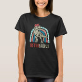 Sistersaurus Rex Dinosaur Rainbow Sister Saurus Mo T-Shirt (Vorderseite)