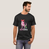 Sistersaurus Rex Dinosaur Schwester Saurus Autismu T-Shirt (Vorne ganz)
