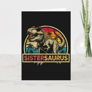 Sistersaurus T Rex Dinosaurier Schwester Saurus Fa Karte