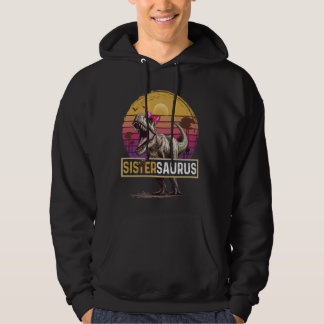 Sistersaurus T Rex T-Shirt Dinosaur Schwester Fami Hoodie