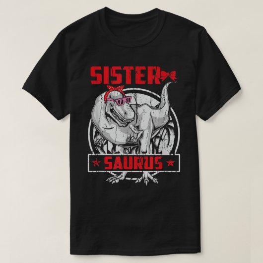Sistersaurus TRe Dinosaur Sister T-Shirt (Design vorne)