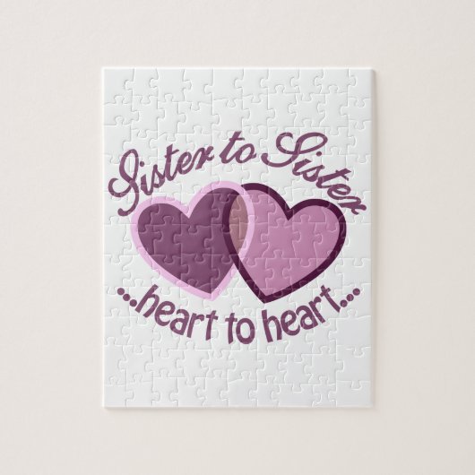 SisterTo Schwester Puzzle (Vertikal)