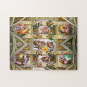 Sistine Chapel Ceiling By Michelangelo Puzzle (Horizontal)