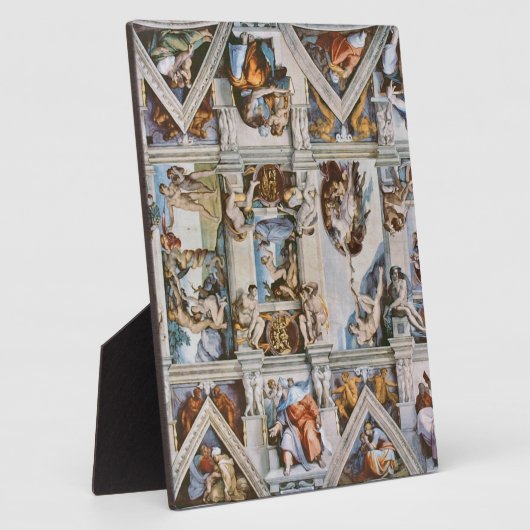 Sistine Chapel Ceiling Michelangelo Fotoplatte (Seite)