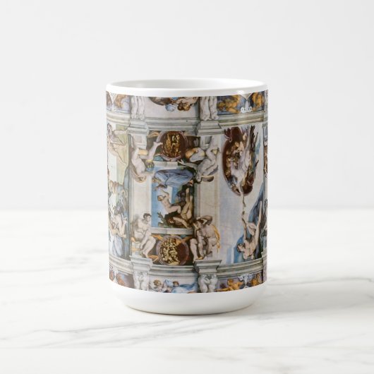 Sistine Chapel Ceiling Michelangelo Kaffeetasse (Mittel)
