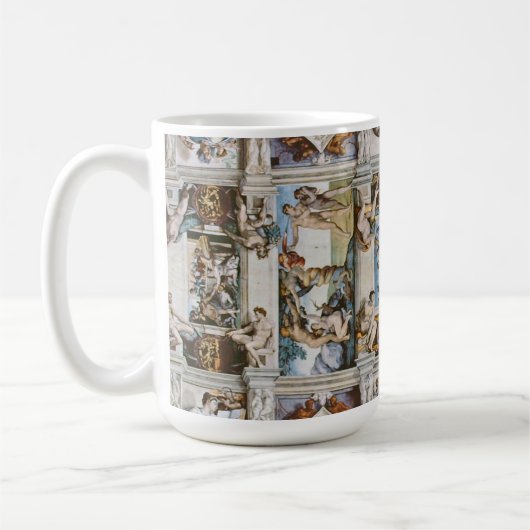 Sistine Chapel Ceiling Michelangelo Kaffeetasse (Links)