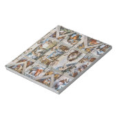 Sistine Chapel Ceiling Michelangelo Notizblock (Rotiert)