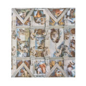 Sistine Chapel Ceiling Michelangelo Notizblock (Vorderseite)