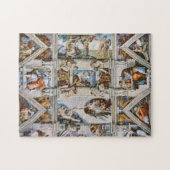 Sistine Chapel Ceiling Michelangelo Puzzle (Horizontal)