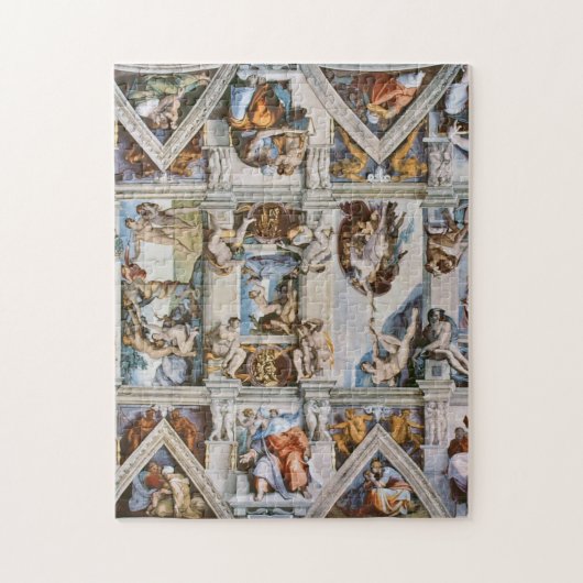 Sistine Chapel Ceiling Michelangelo Puzzle (Vertikal)