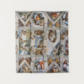Sistine Chapel Ceiling Michelangelo Wandteppich (Vorderseite)