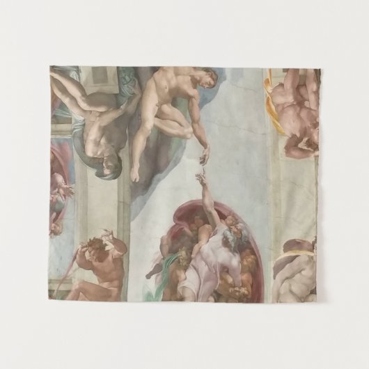 Sistine Chapel Vatican Wandteppich (Vorderseite (Horizontal))