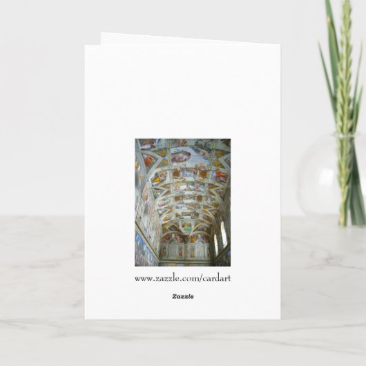 sistine feliz navidad feiertagskarte (Rückseite)