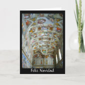 sistine feliz navidad feiertagskarte (Vorderseite)
