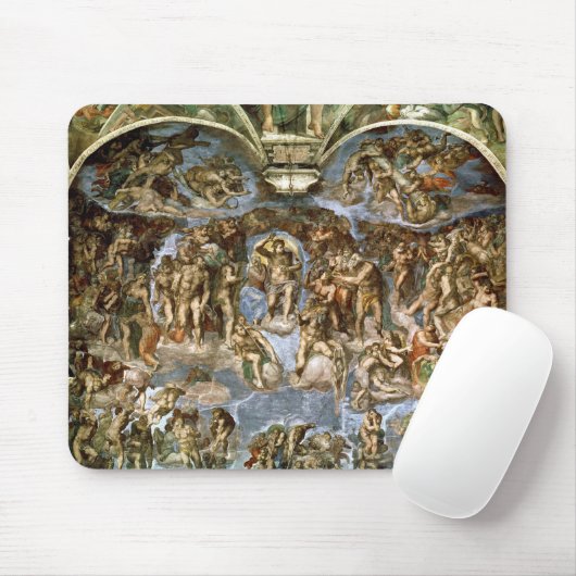 Sistine Kapelle: Das letzte Urteil, 1538-41 Mousepad (Mit Mouse)