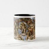 Sistine Kapelle: Das letzte Urteil, 1538-41 Zweifarbige Tasse (Mittel)