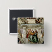Sistine Kapellen-Decke, 1508-12 Button (Vorne & Hinten)