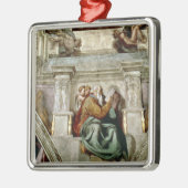 Sistine Kapellen-Decke, 1508-12 Silbernes Ornament (Links)