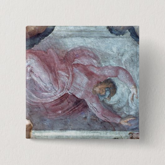 Sistine Kapellen-Decke 2 Button (Vorderseite)