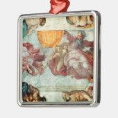 Sistine Kapellen-Decke 3 Silbernes Ornament (Links)