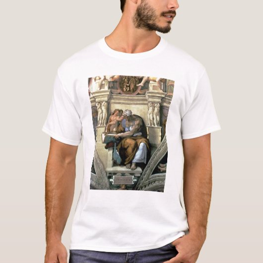 Sistine Kapellen-Decke: Cumaean Sibyl, 1510 T-Shirt (Vorderseite)