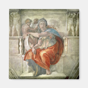 Sistine Kapellen-Decke: Delphic Sibyl Magnet