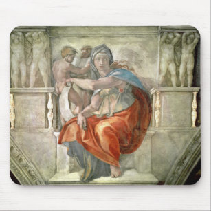 Sistine Kapellen-Decke: Delphic Sibyl Mousepad