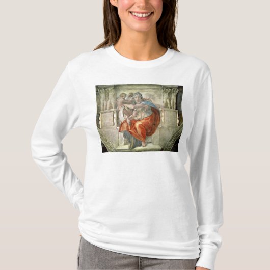 Sistine Kapellen-Decke: Delphic Sibyl T-Shirt (Vorderseite)