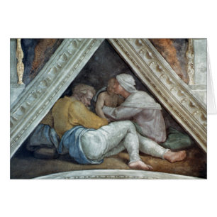 Sistine Kapellen-Decke: Die Vorfahren von Christus