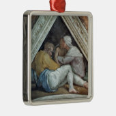 Sistine Kapellen-Decke: Die Vorfahren von Christus Silbernes Ornament (Rechts)