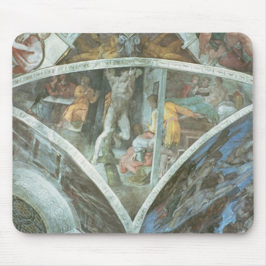 Sistine Kapellen-Decke: Haman Mousepad (Vorne)