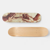 Sistine Kapellen-Schaffung von Adam-Skateboard Pro Skateboard (Horizontal)