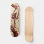 Sistine Kapellen-Schaffung von Adam-Skateboard Pro Skateboard (Vorderseite)
