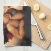 Sistine Madonna 2 Angels by Raphael Handtuch (Viertel Falte)