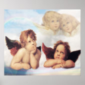 Sistine Madonna 2 Angels by Raphael Poster (Vorne)
