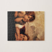 Sistine Madonna 2 Engel durch RAPHAEL Puzzle (Horizontal)