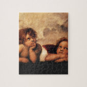 Sistine Madonna 2 Engel durch RAPHAEL Puzzle (Vertikal)