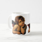 Sistine Madonna, Angels Detail: Raphael Sanzio Kaffeetasse (Vorderseite Links)
