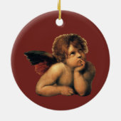Sistine Madonna, Angels Detail: Raphael Sanzio Keramik Ornament (Hinten)