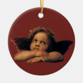 Sistine Madonna, Angels Detail: Raphael Sanzio Keramikornament (Vorne)